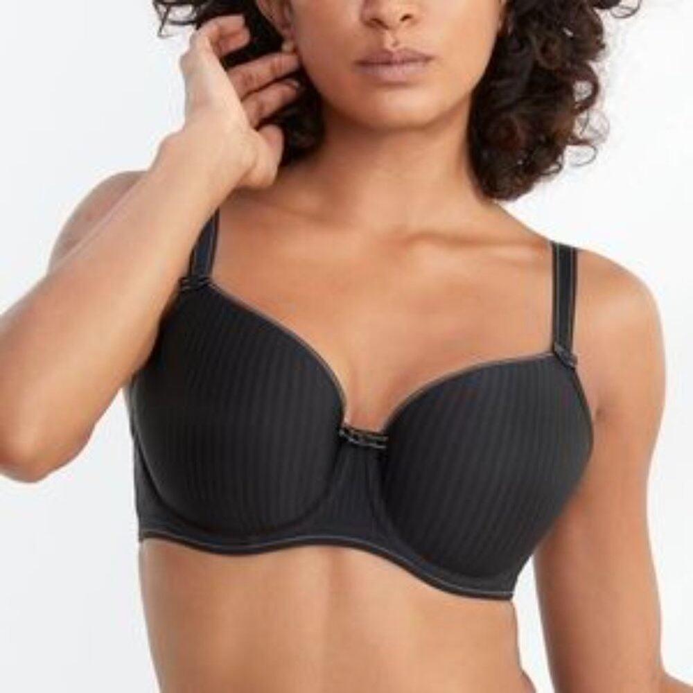 Freya Black Idol Underwire T-Shirt Bra AA1050 Size 30K